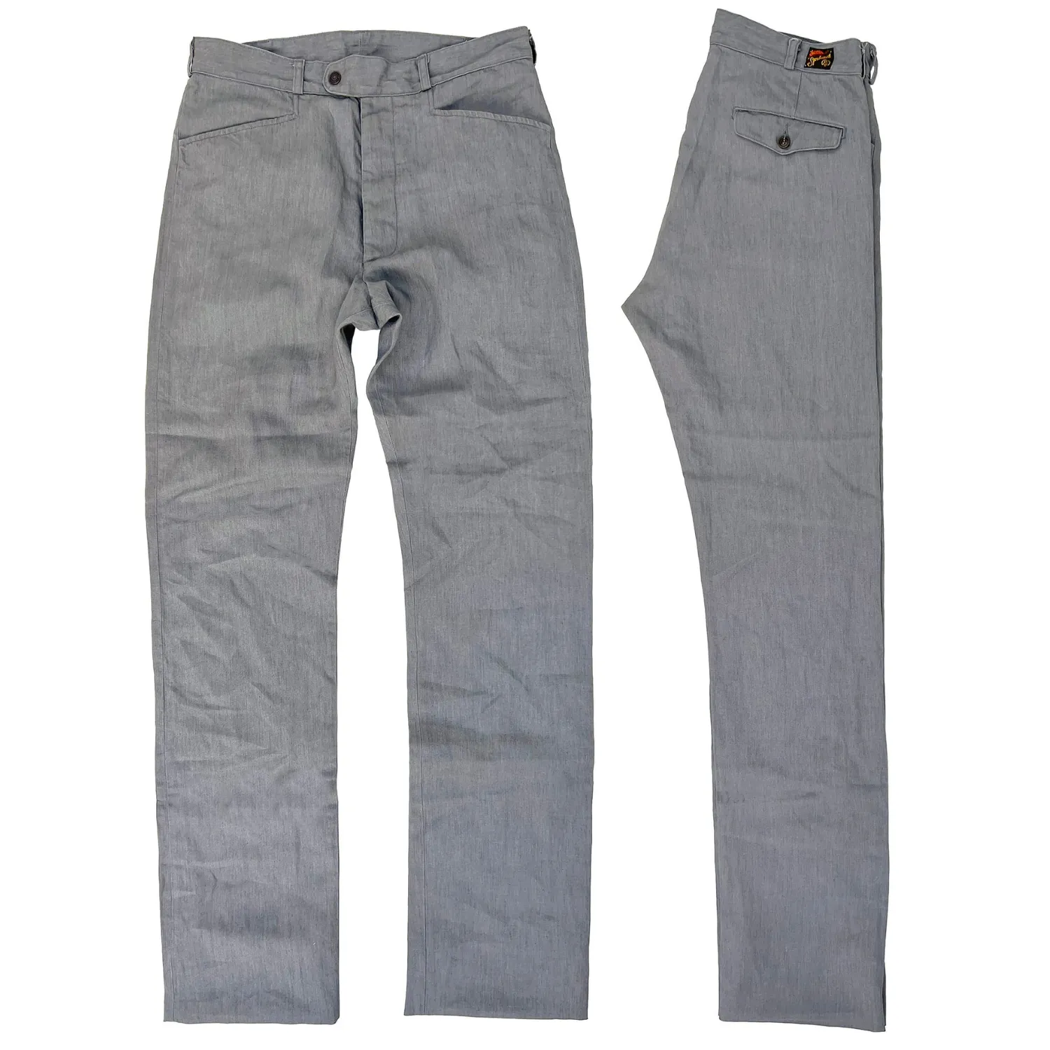 "Nouvelle Vague" Slacks - Slate Grey On The Go