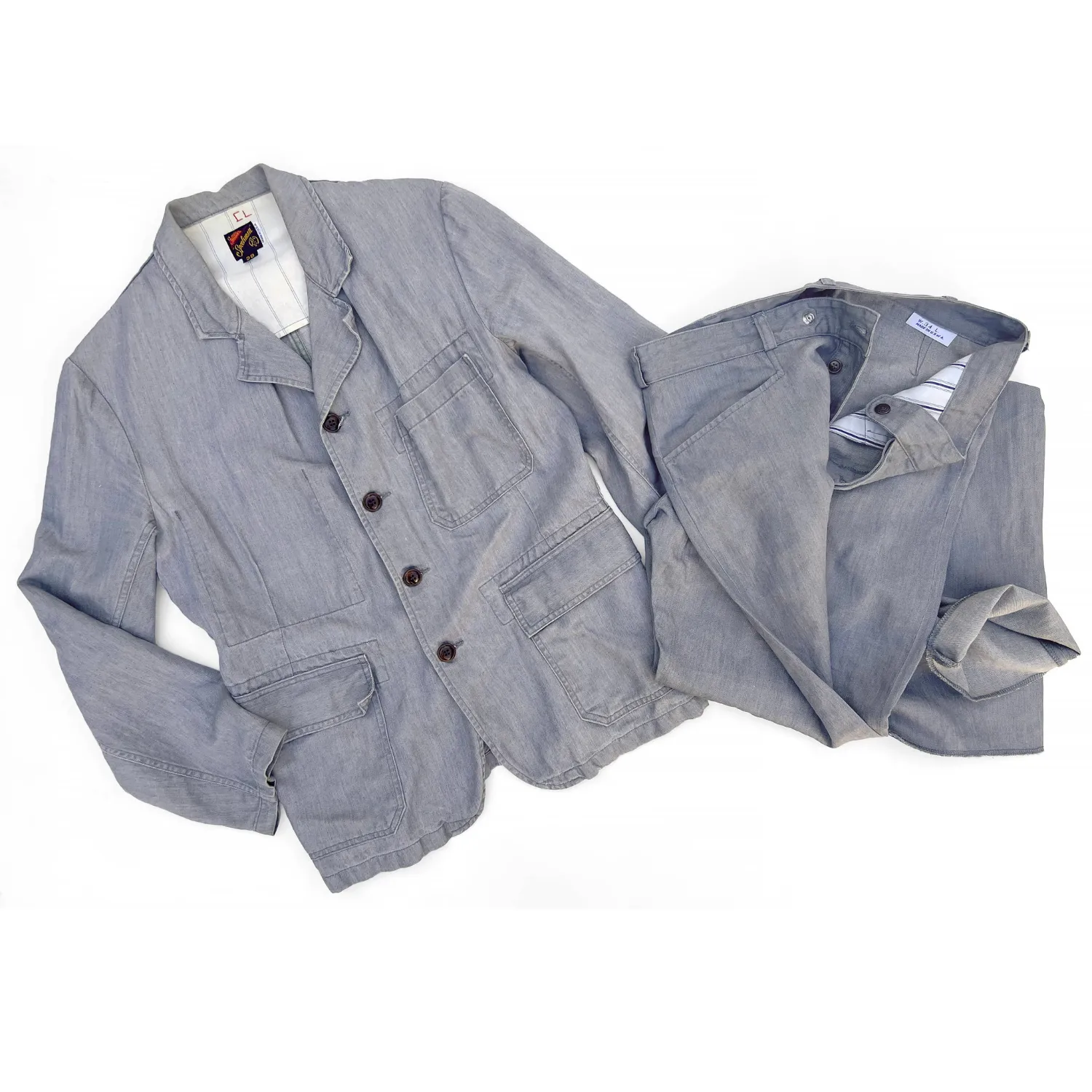 Hygienic Coating Active Performance "Nouvelle Vague" Slacks - Slate Grey