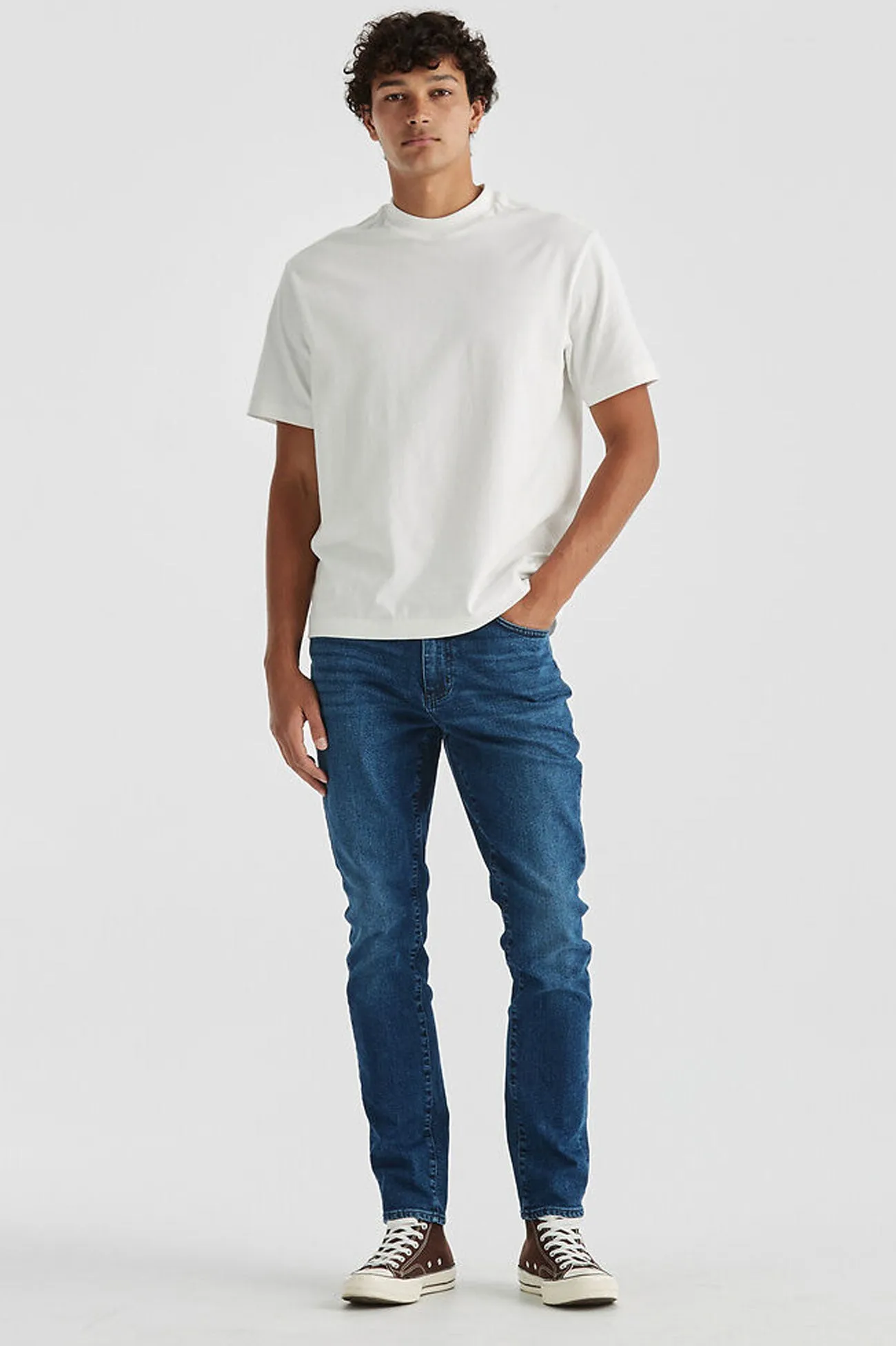 R2 Slim Jean Worn Indigo DurableBartack