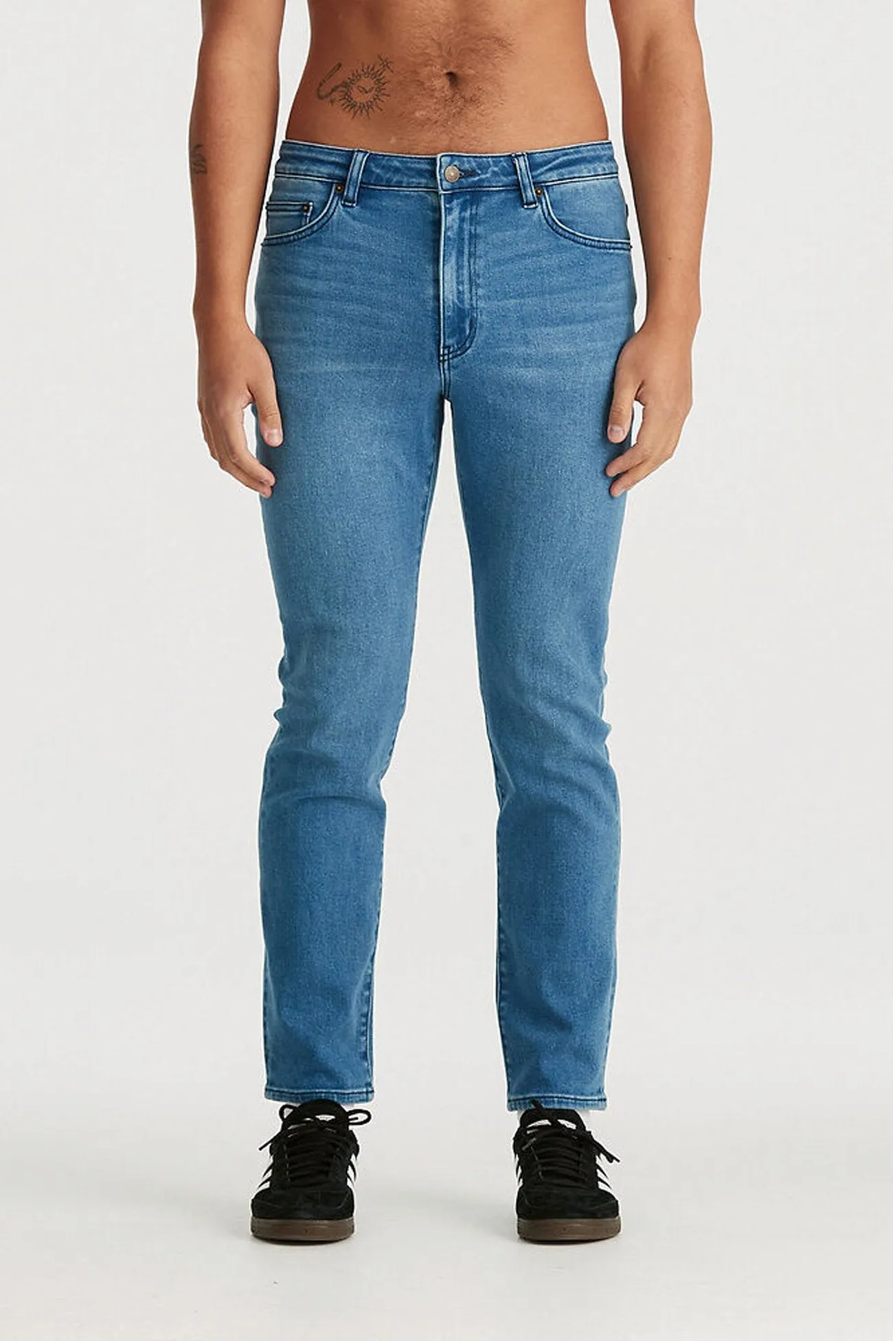 R3 Slim Straight Jean Tulum Blue Airy Feel