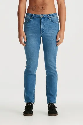 R3 Slim Straight Jean Tulum Blue Airy Feel