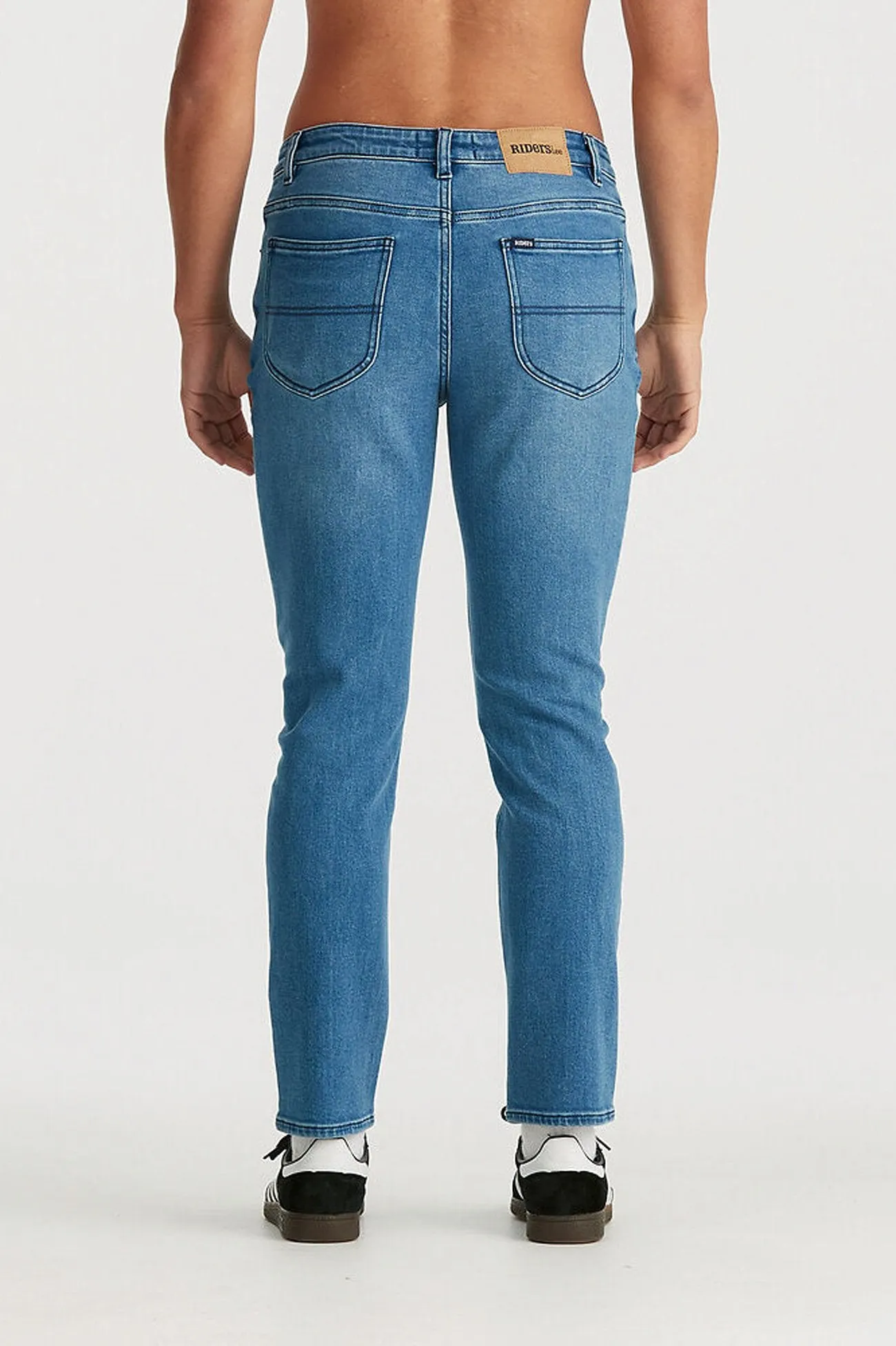 Reflective Trim Options Flex Foam Inserts R3 Slim Straight Jean Tulum Blue