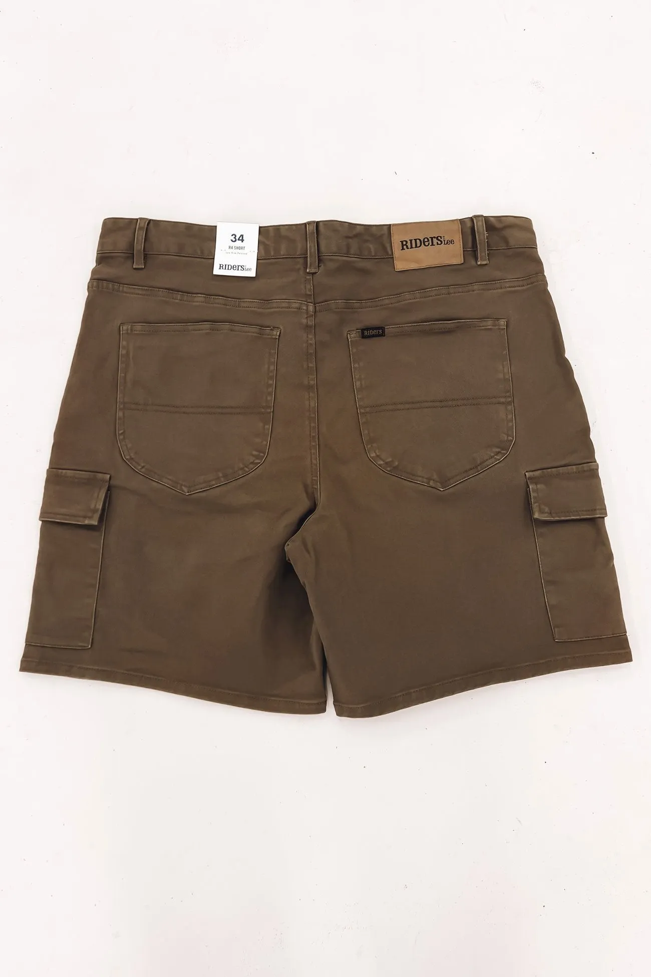 R4 Cargo Short Taupe Perfectly Relaxed Soft Fabric
