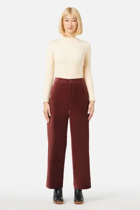 Rachel Velvet Pant stain resistant coating Casual Stretch Wear