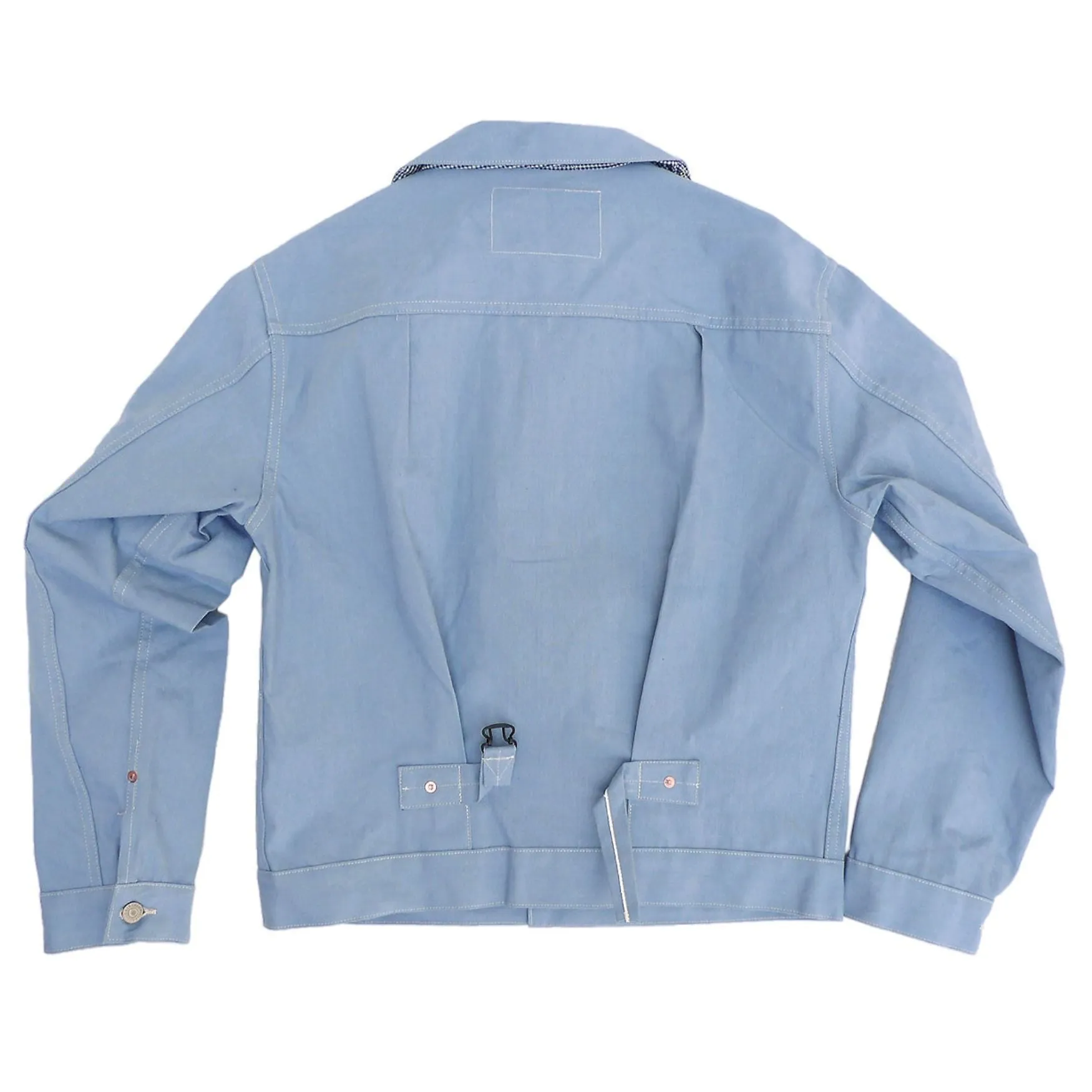 Cold Day Look Convertible Features Ranch Blouse - ICE-BLU Denim