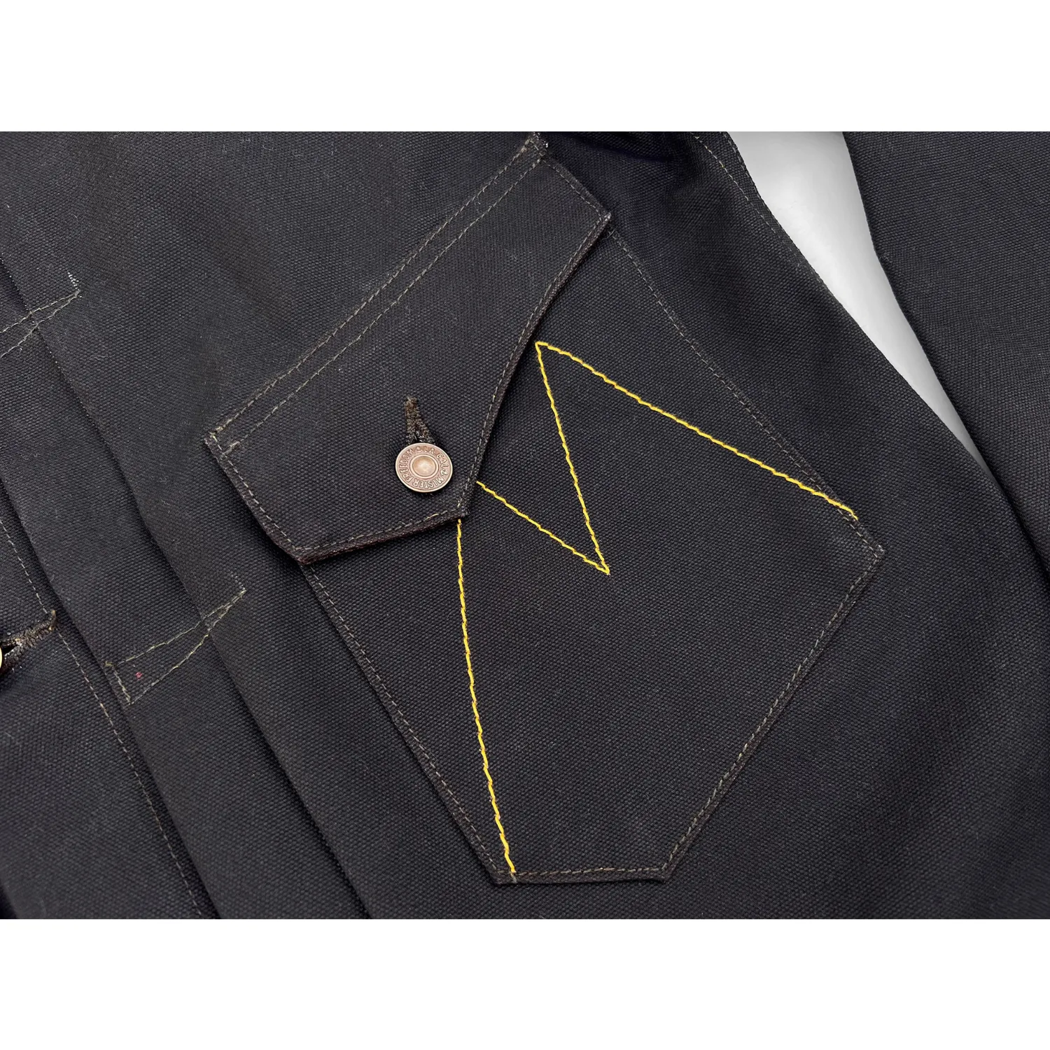 Warmth Without Bulk Stretch Enhanced Mobility Zones Ranch Blouse - "Frontier Duck Canvas" - Dark Brown - Last One