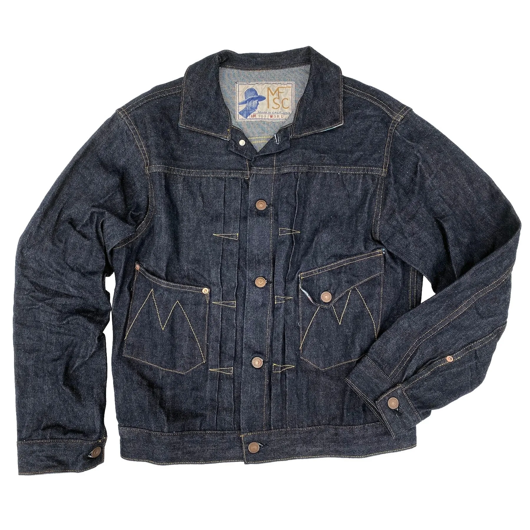 Ranch Blouse - SC66 Denim - Last One Matte Fabric WaterResistantFabric