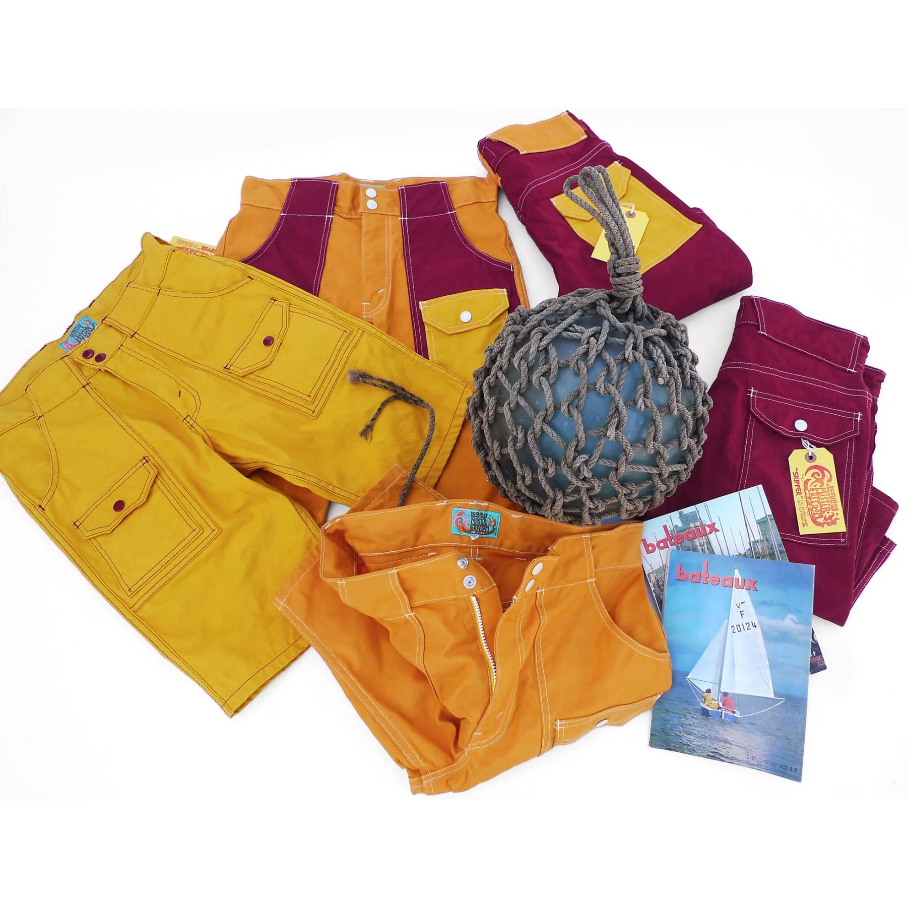 Sporty Comfort Fit Manureva Deck Shorts - Orange