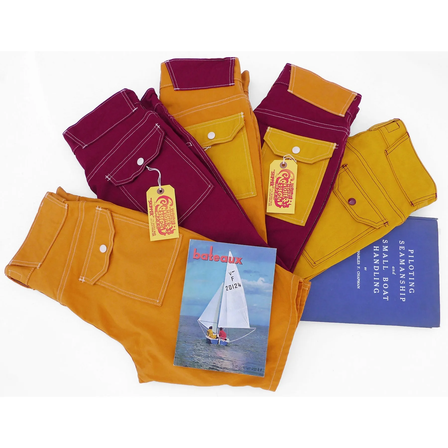 Manureva Deck Shorts - Orange No Pressure Fit Beach-Ready Look