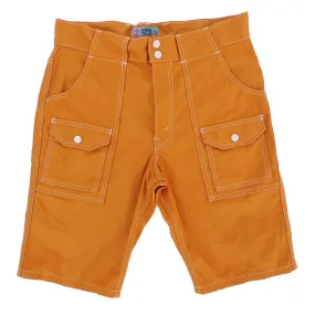 Manureva Deck Shorts - Orange Sun Protection Fabric