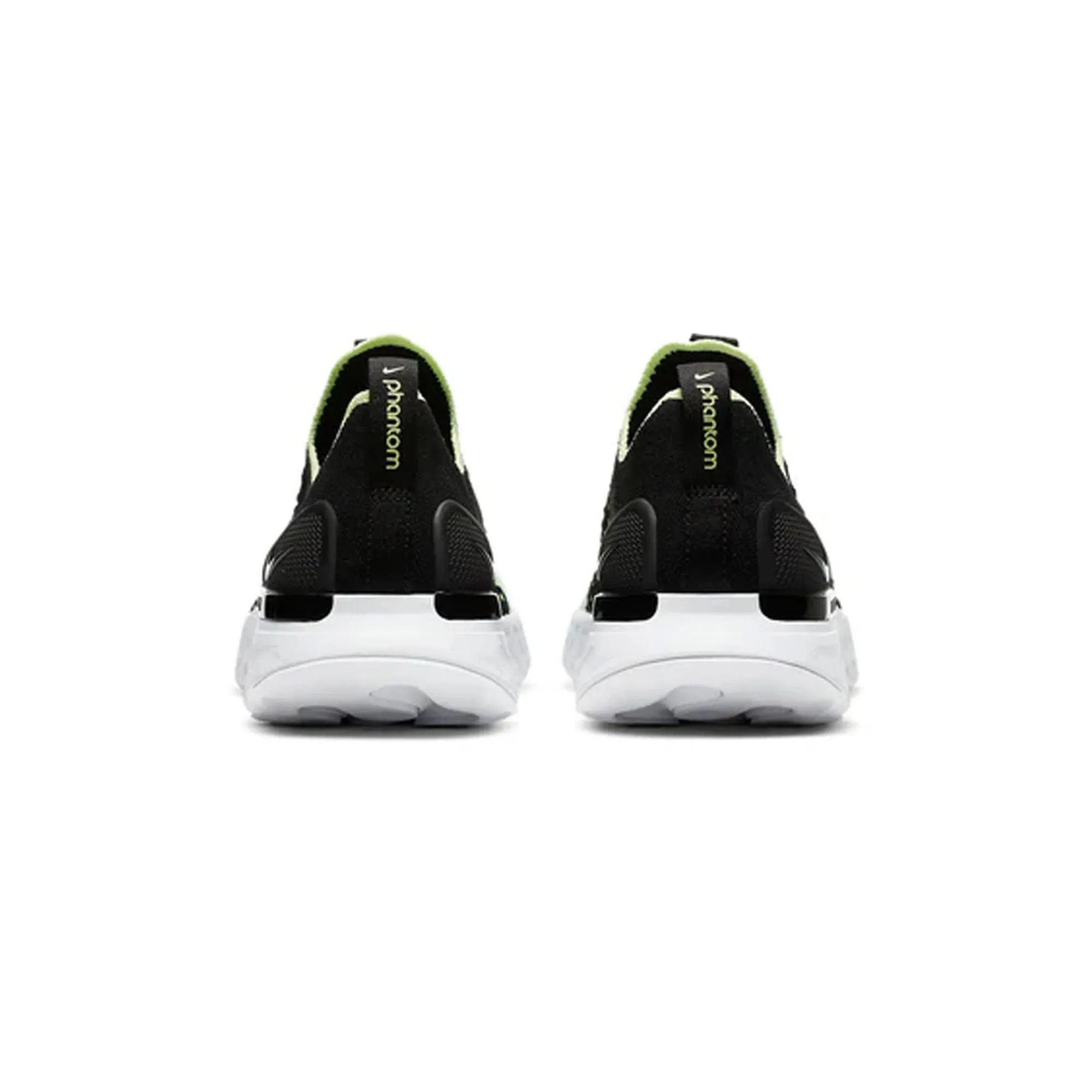 Sporty Style React Phantom Run Flyknit 2 'Black Volt' W