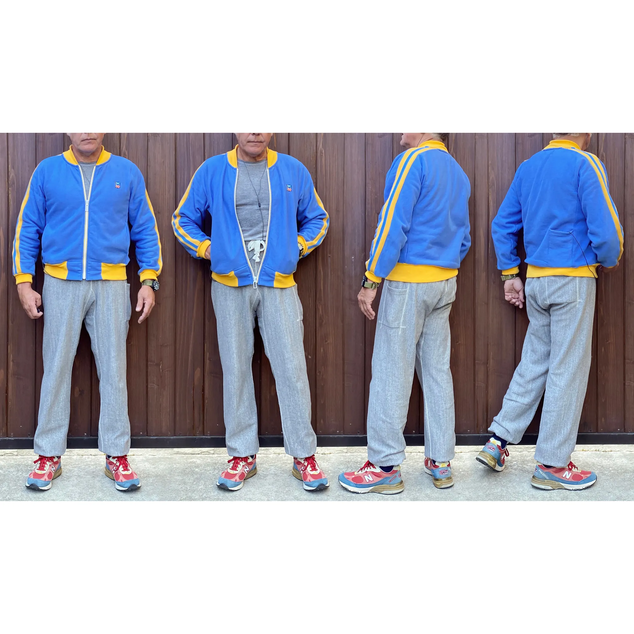 Thermal Insulation Layer Track Master Jacket - UCLA Blue/Gold