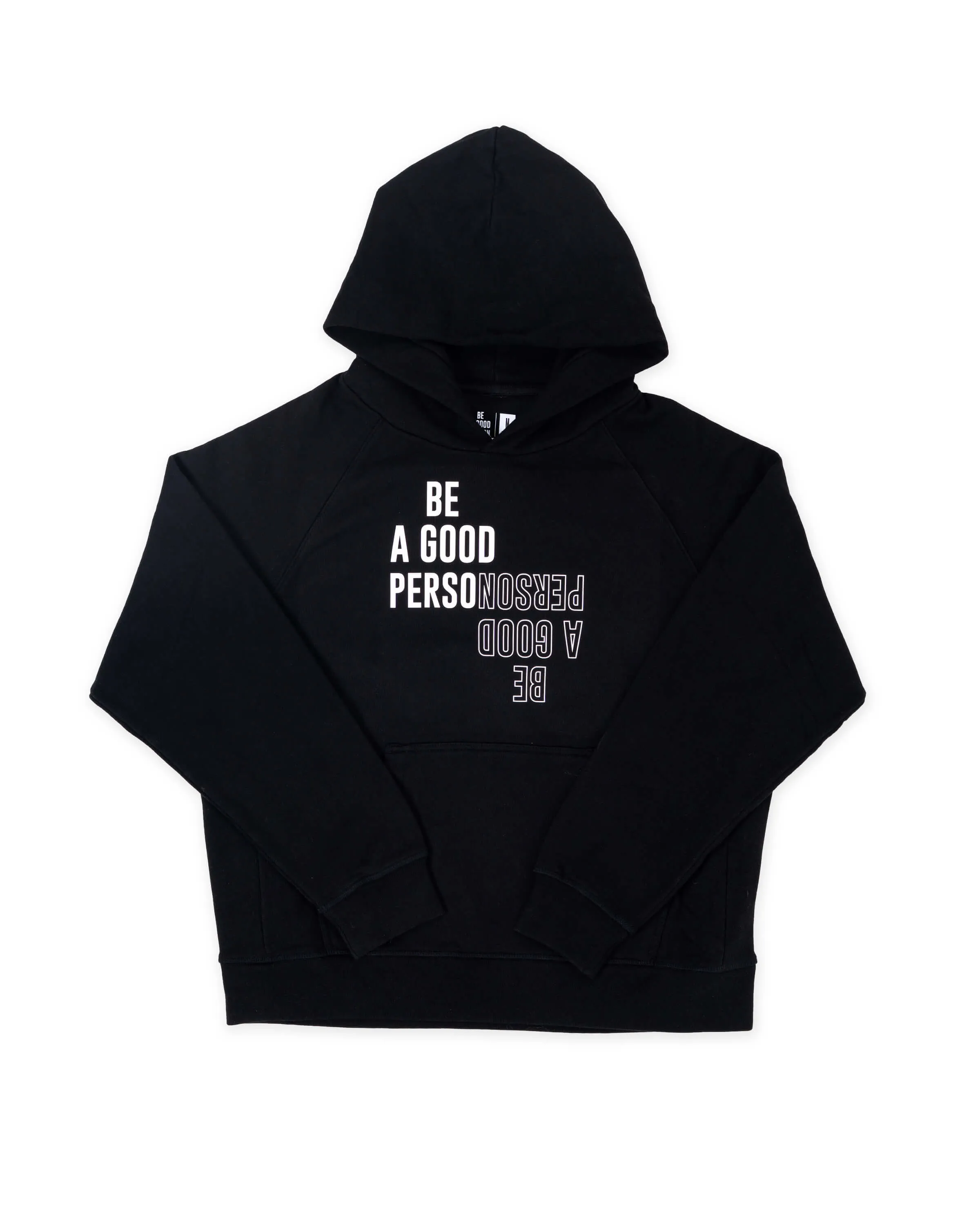 Reflection Heavyweight Hoodie - Black Soft Touch Feel