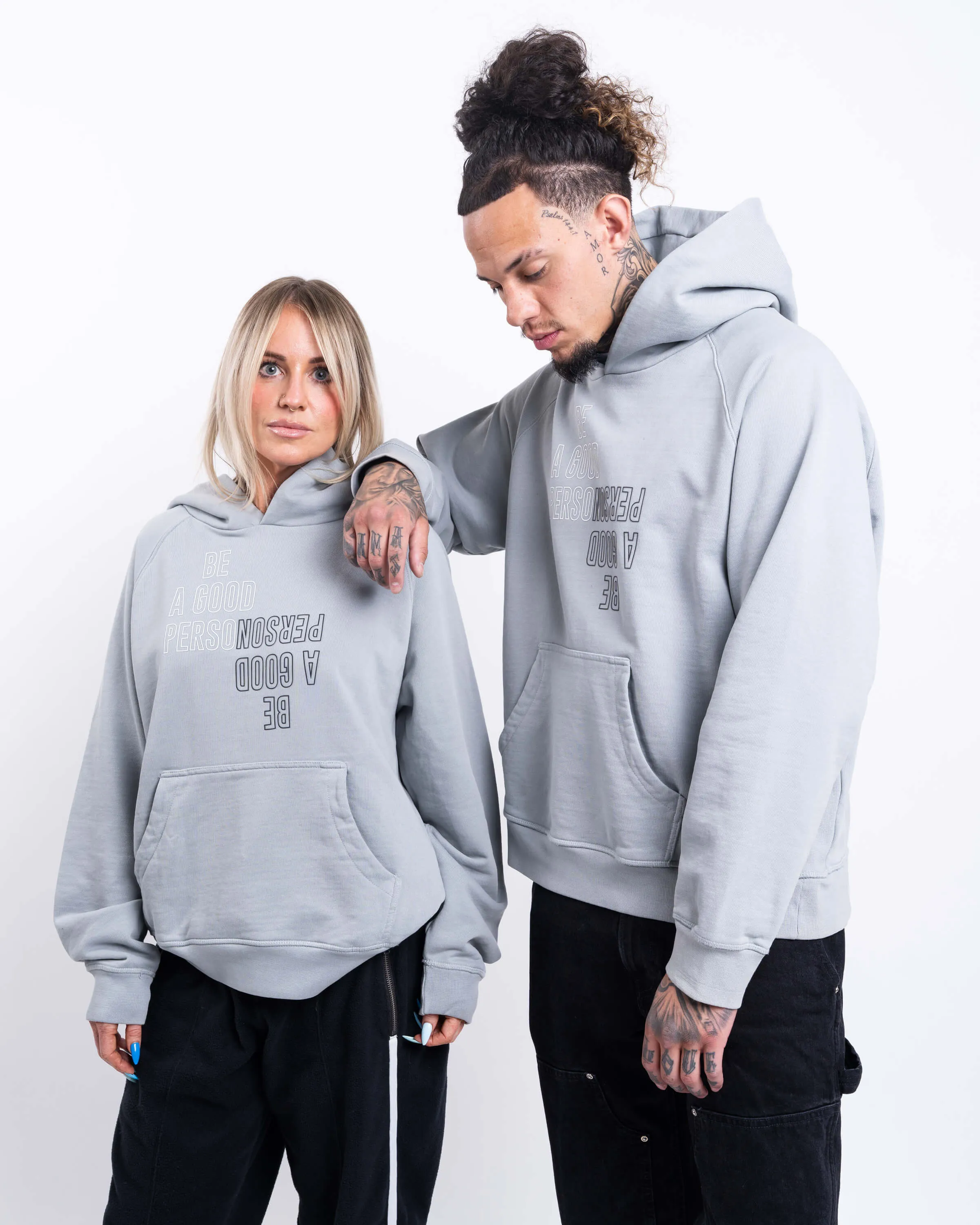 Reflection Heavyweight Hoodie - Mineral Fashionable Item Concert wear