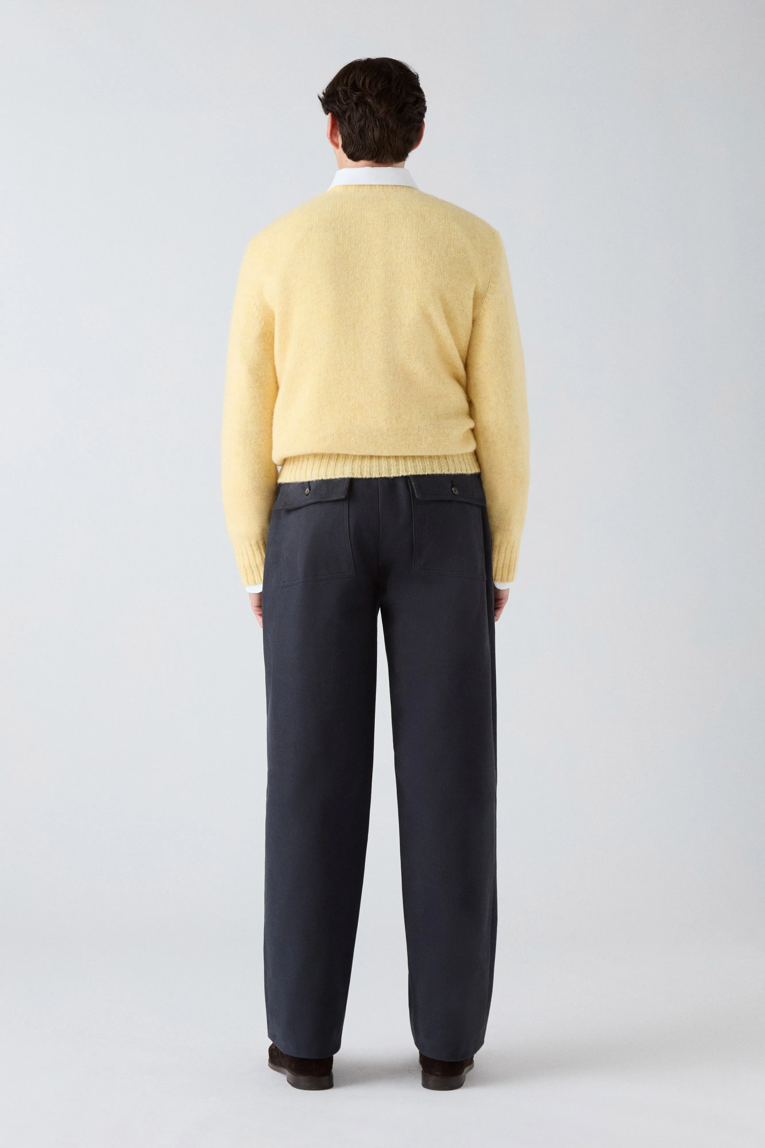 Albert Fatigue Trousers - Navy QuickDryTechnology Casual Must-Have