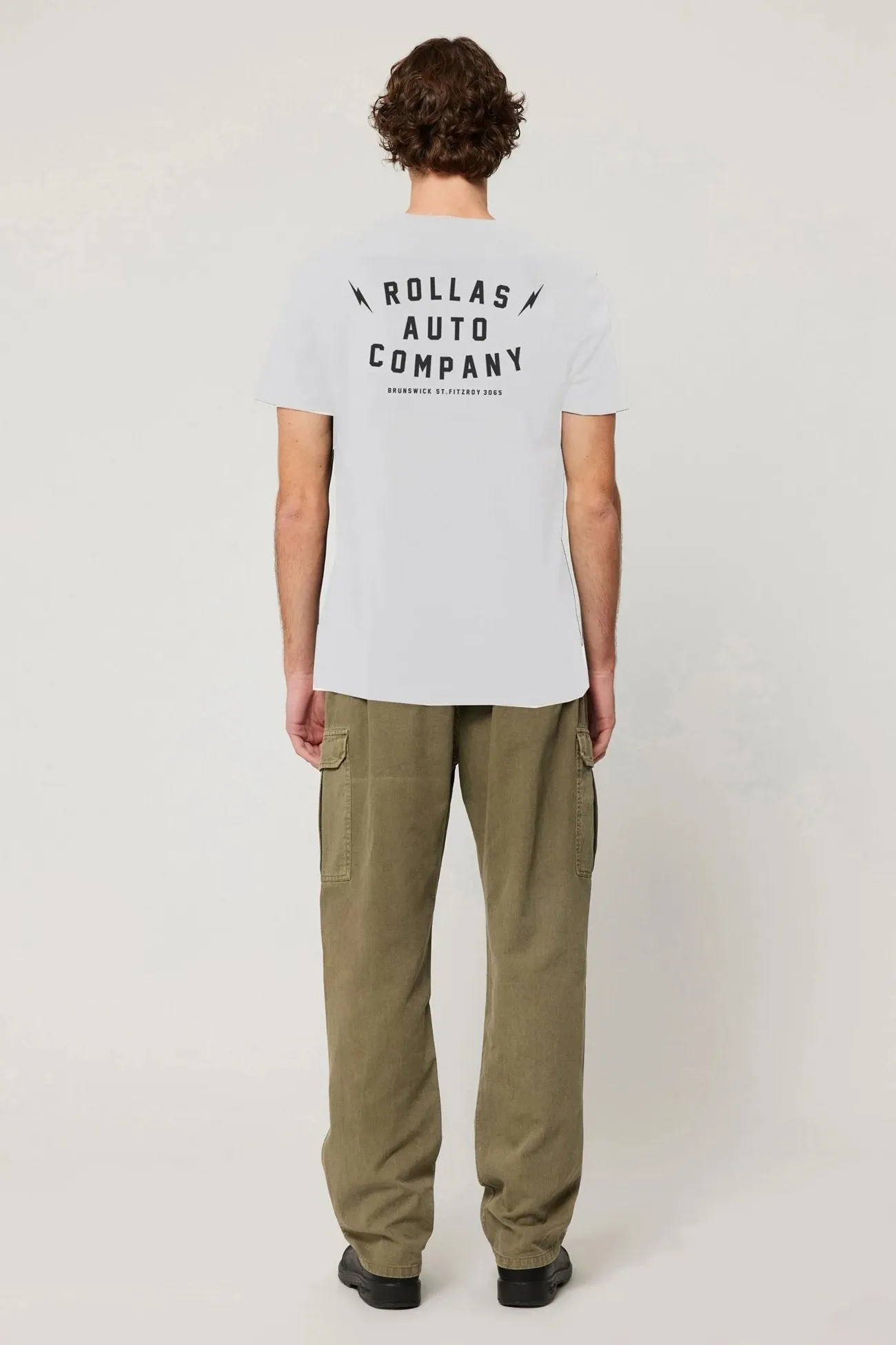Reinforced Shoulder Seams TemperatureRegulating Reg Auto Co Tee Vintage White