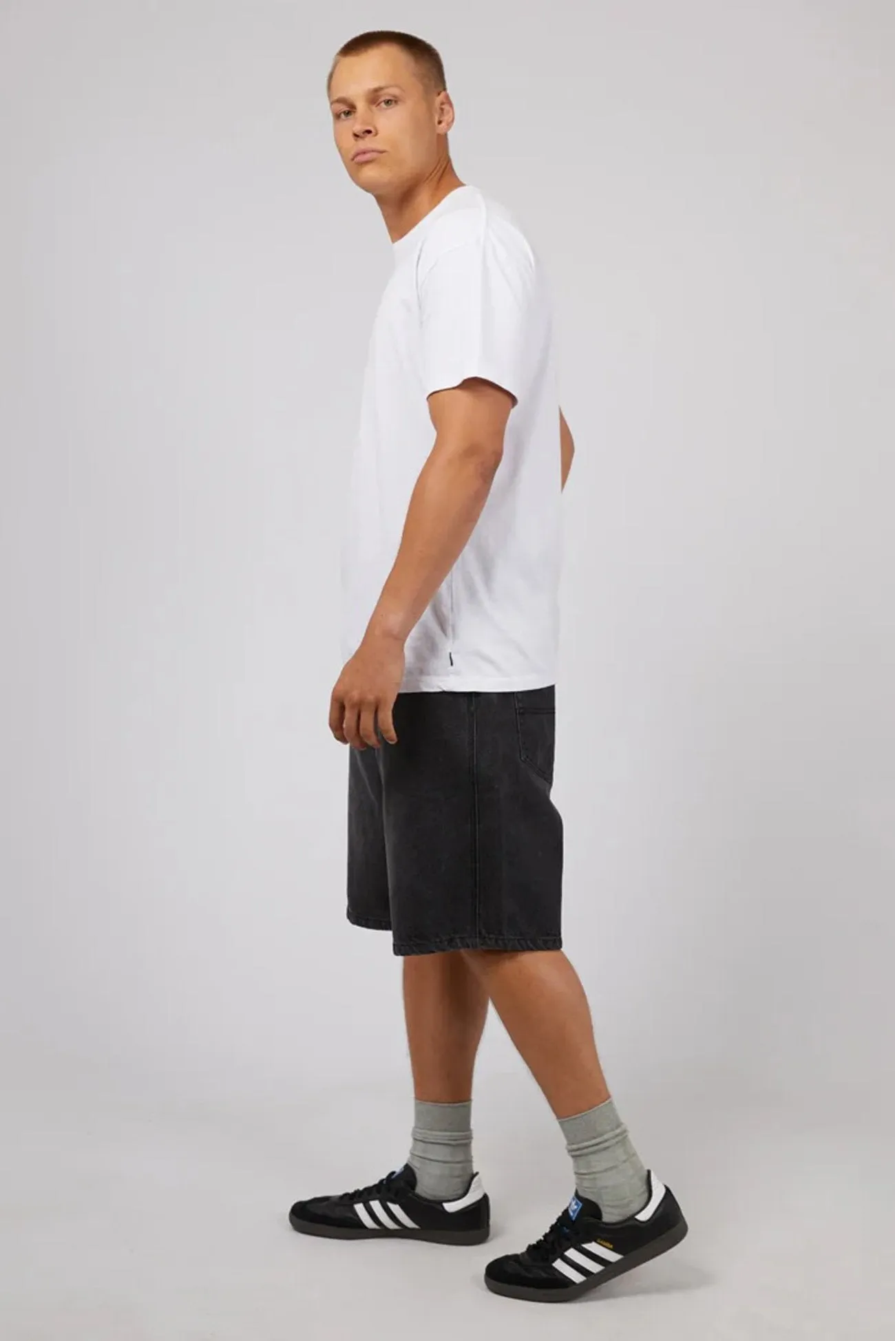 Jort Washed Black Stretchable Waist