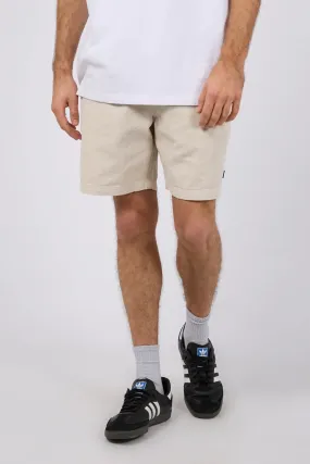 Lightweight Flex Hemp Elastic Waist Short Natural