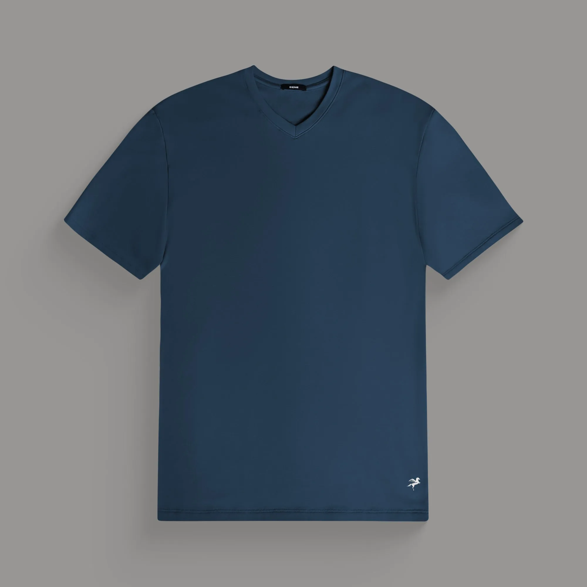 AbrasionResistant Fabric Curved Hem Cumulus V-Neck T-Shirt