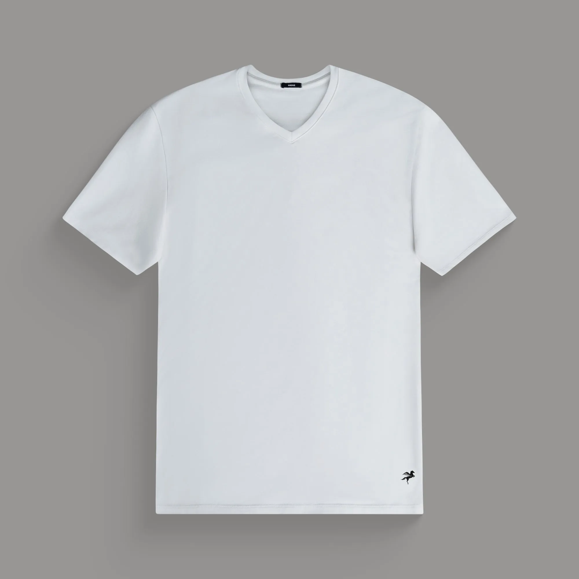 YarnDyeStripe Cumulus V-Neck T-Shirt