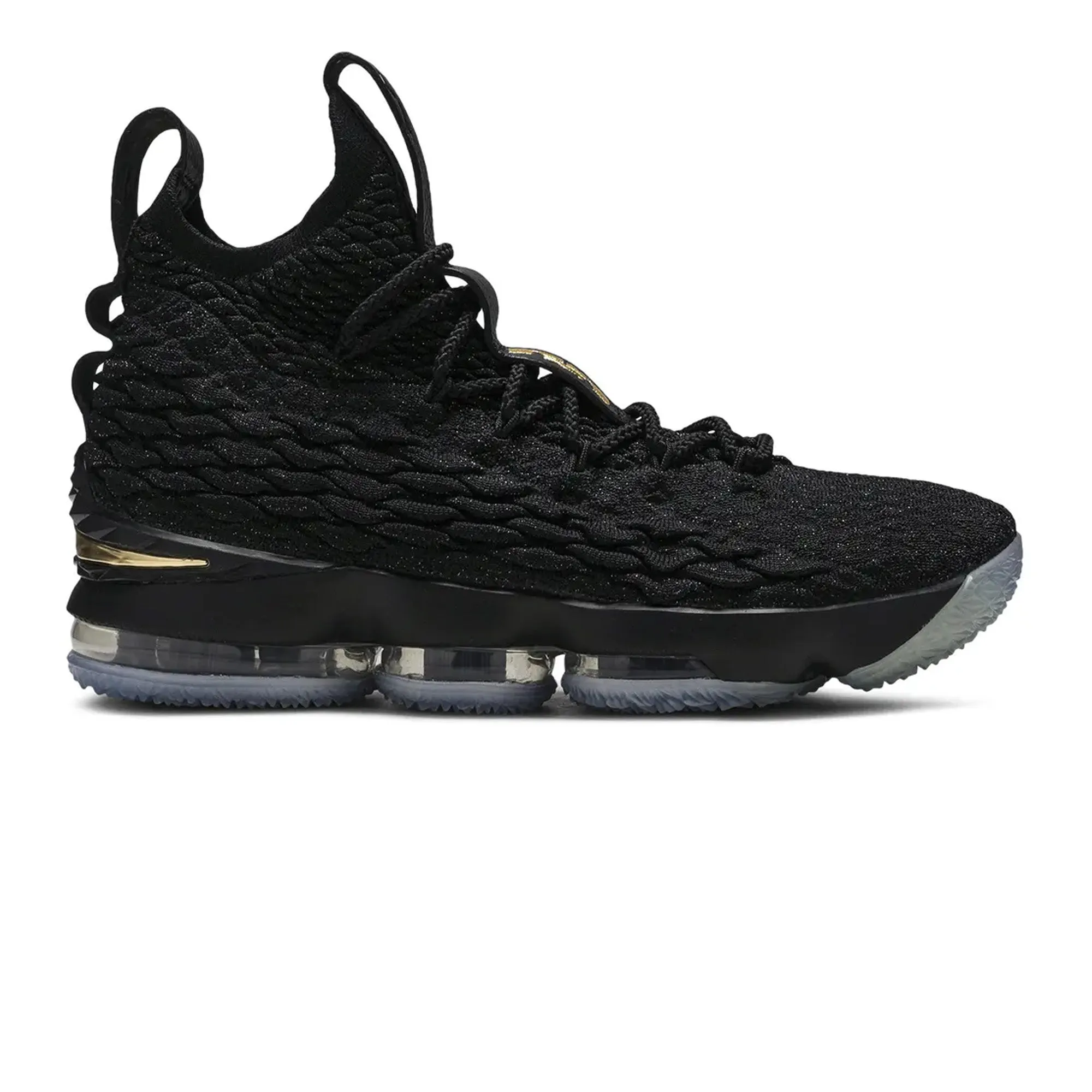 Nike LeBron 15 'Black Gold' (2017) waterproof Breathable side