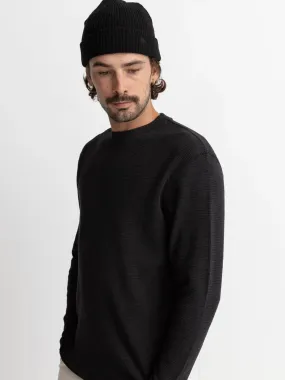 RHYTHM CLASSIC WAFFLE KNIT - VINTAGE BLACK CollapsibleFrame Athletic Wear
