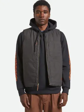 Odor Resistant BRIXTON BUILDERS ABRAHAM REV VEST - DARK CAMO