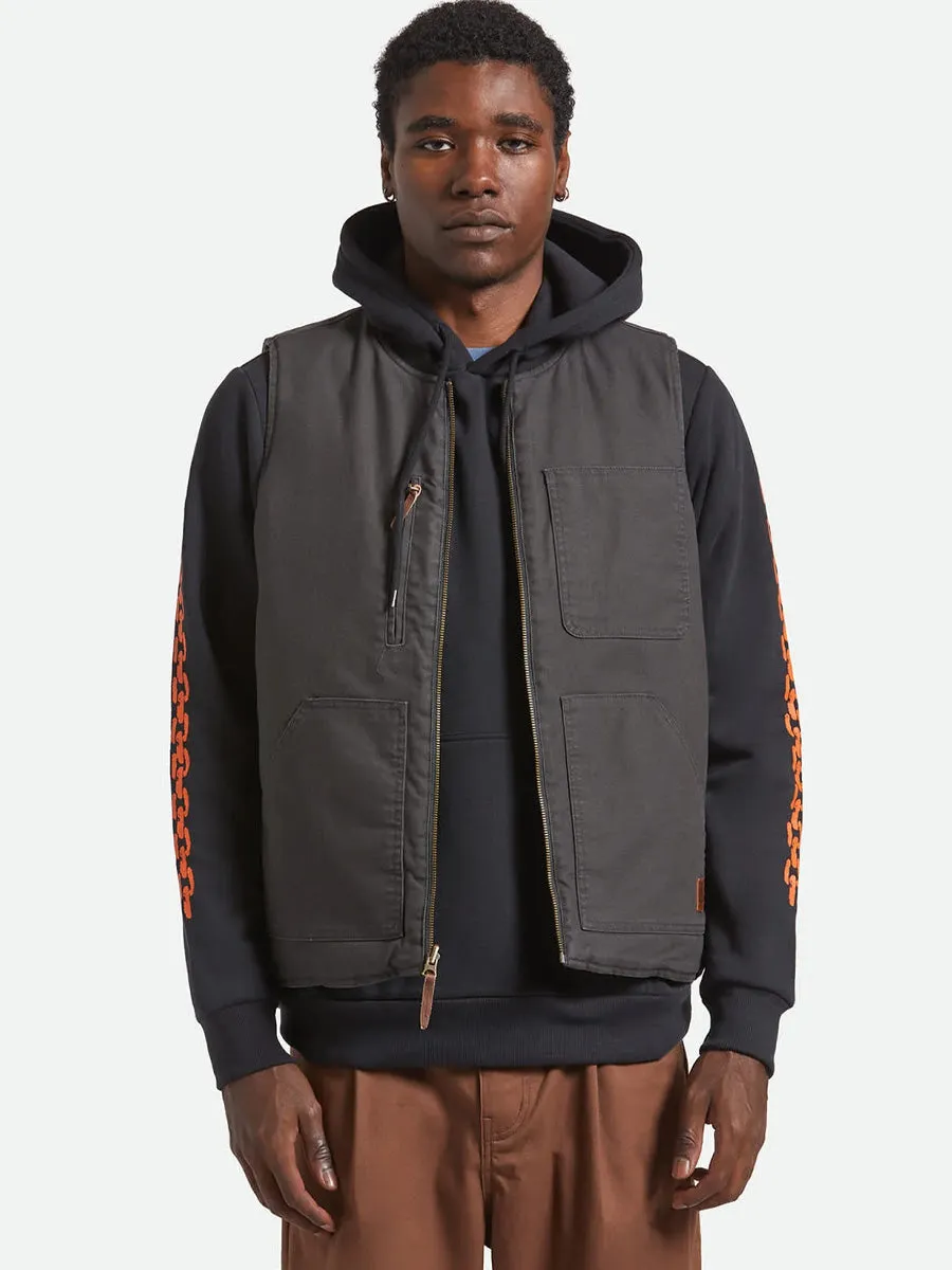 Odor Resistant BRIXTON BUILDERS ABRAHAM REV VEST - DARK CAMO