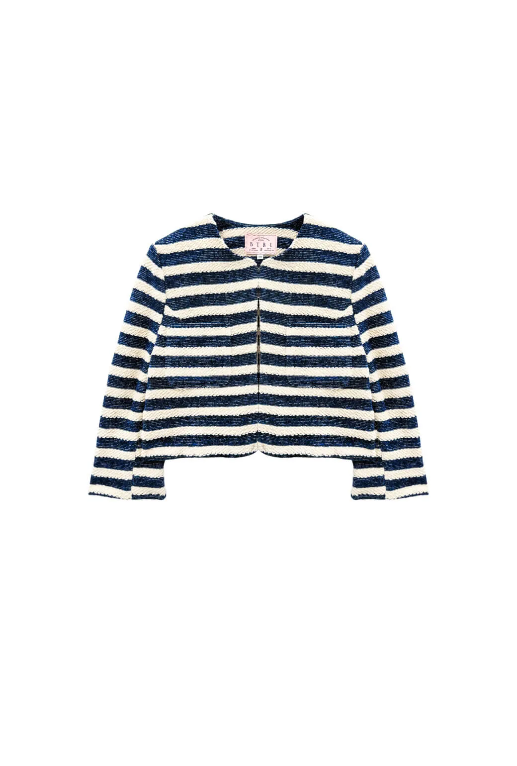 Cardigan Blazer - Navy Rope Seamless Technology Cool Season