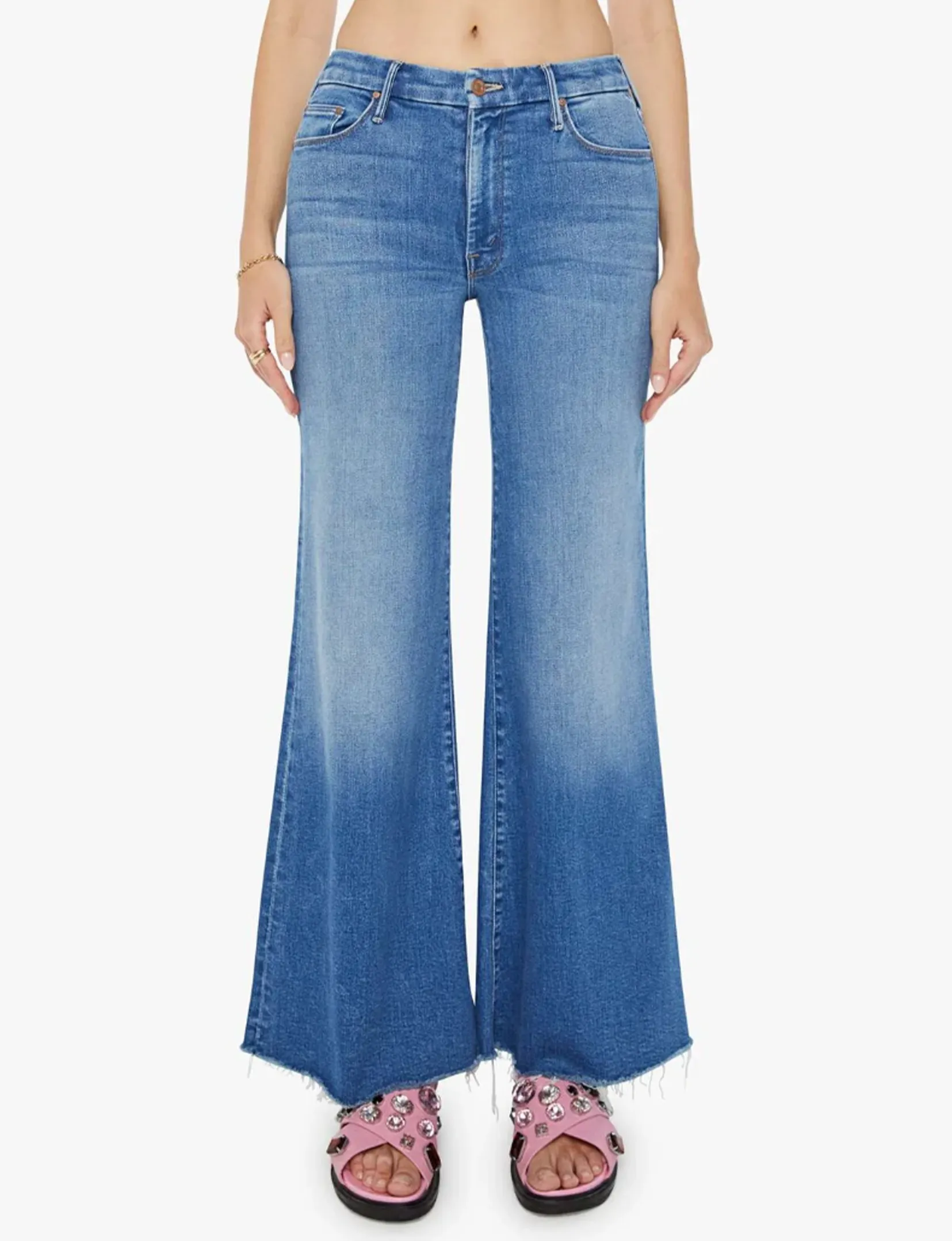 Pre Washed Denim The Roller Fray, Work Hard Play Hard