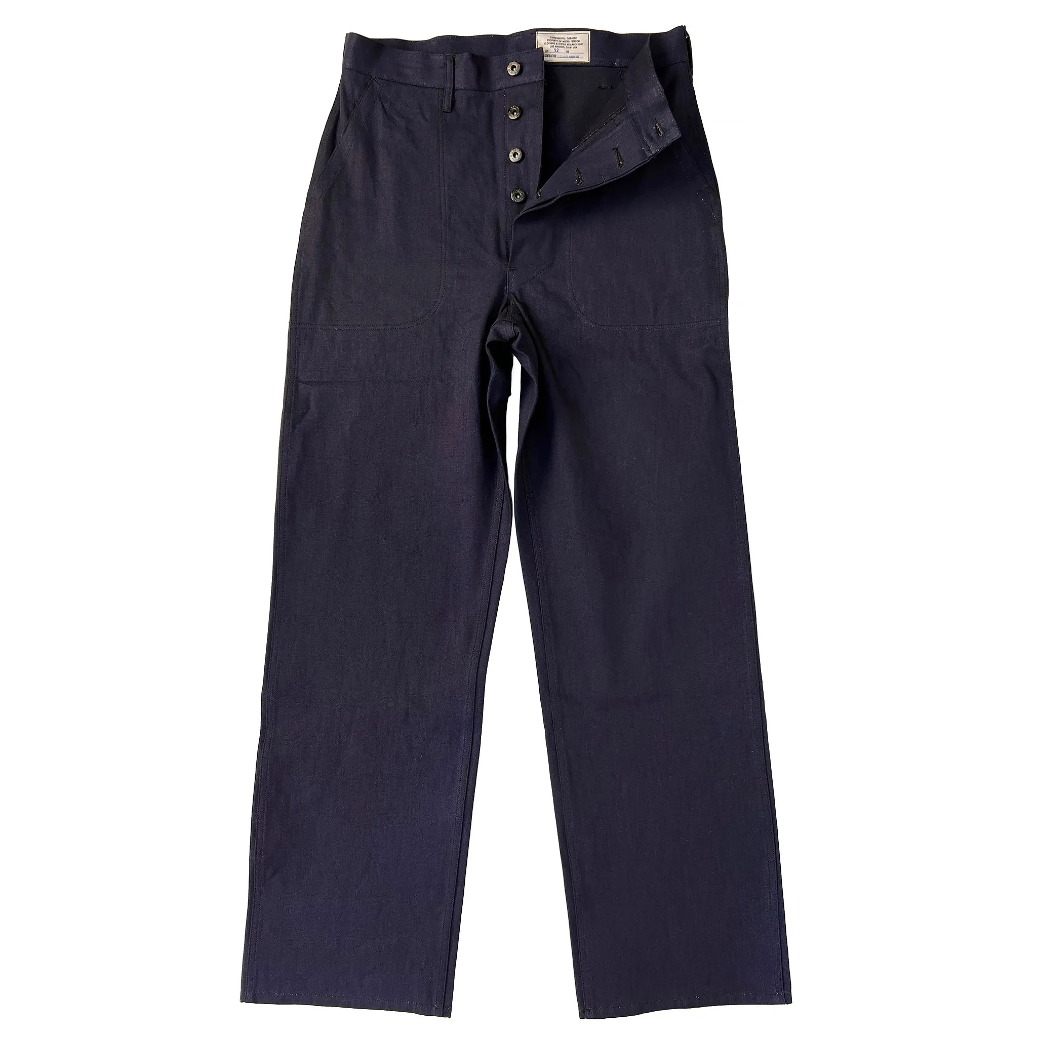 "Driver" Trousers - Indigo Jelt Twill ComfortFit
