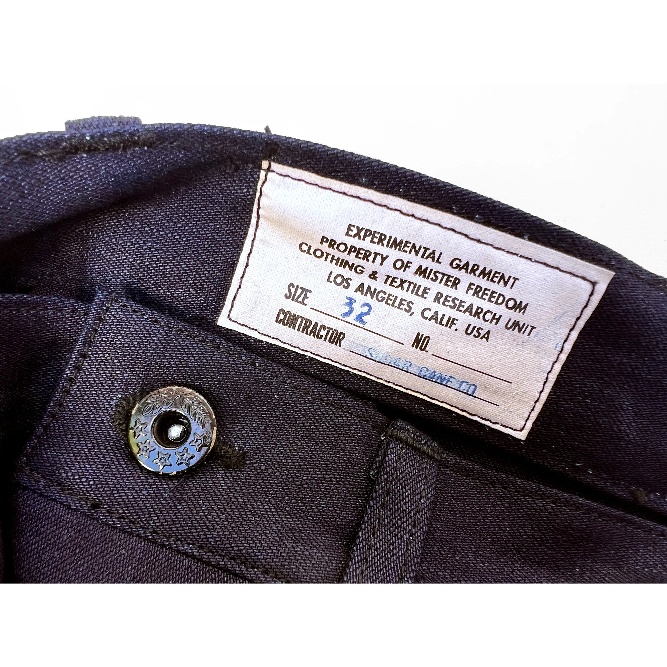 Relaxed Lines Streetwear vibe "Driver" Trousers - Indigo Jelt Twill