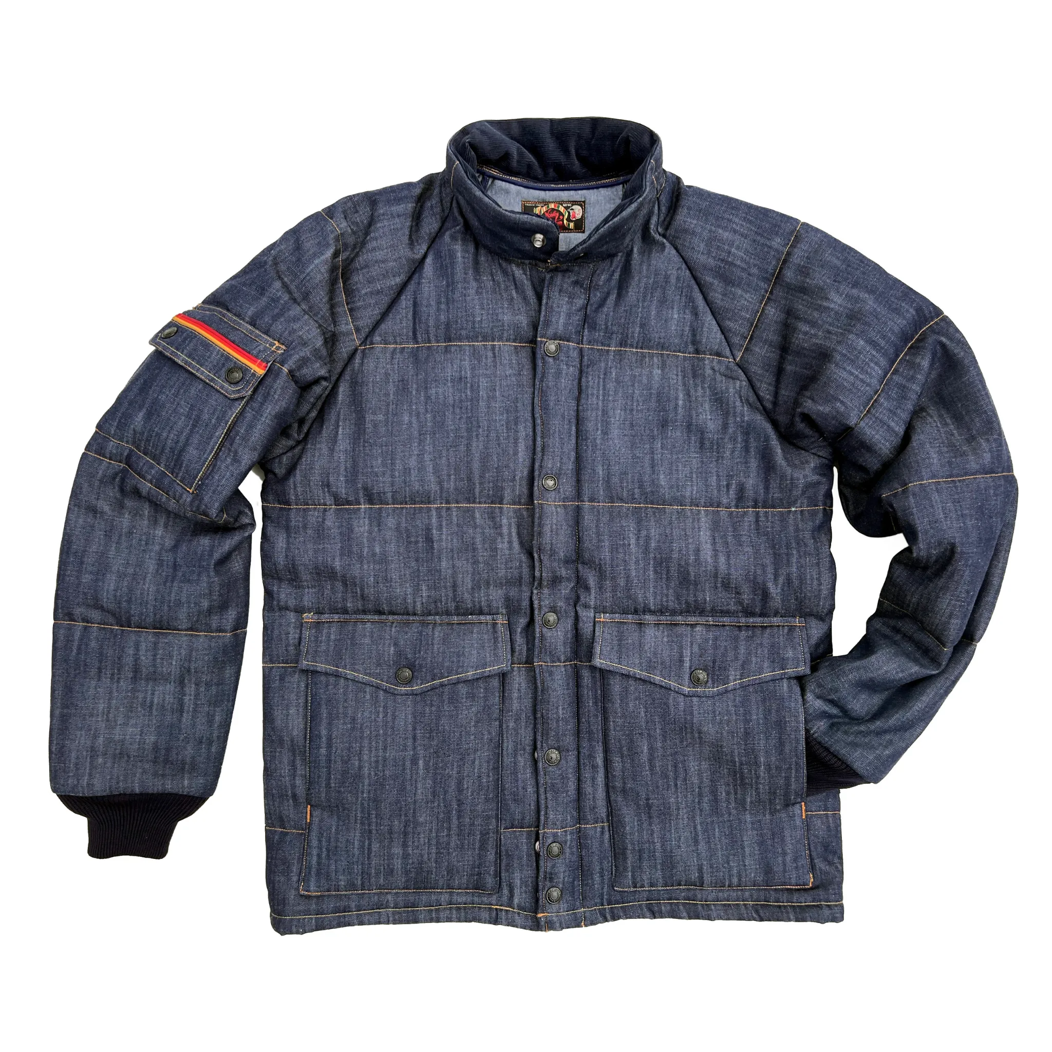 Roadeo Jacket - Denim StretchFit Silhouette Classic Zip Up