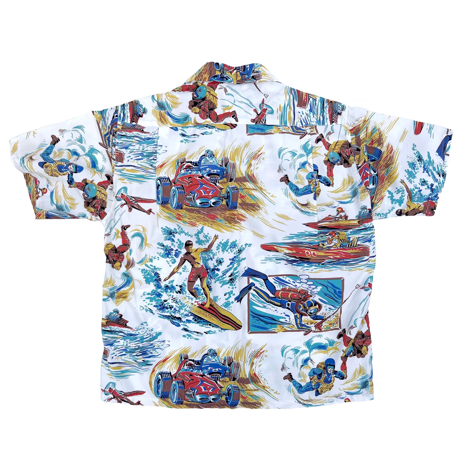 Rock 'n' Roll Shirt "Action Packed" Type II - White UV Protective Coating