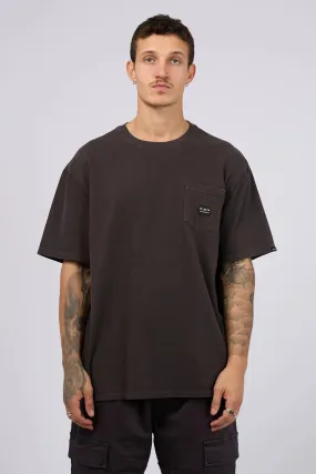 Soft Brushed Lining SG Pocket Tee Coal