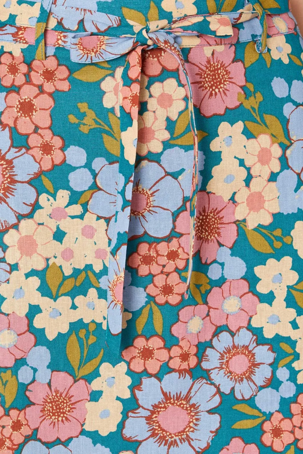 Romantic Floral Skirt Chic Appeal Durable Waistband