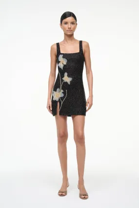 Contrast-Piping LE SABLE DRESS | BOTANICAL SHADOWS