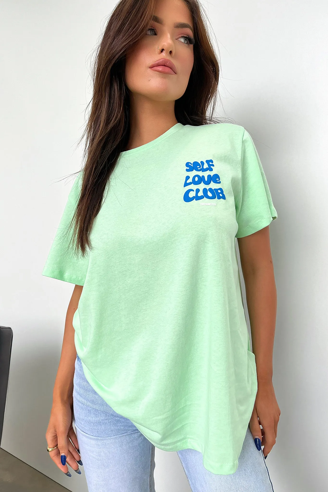Self Love Tee - Green Flexible Fit
