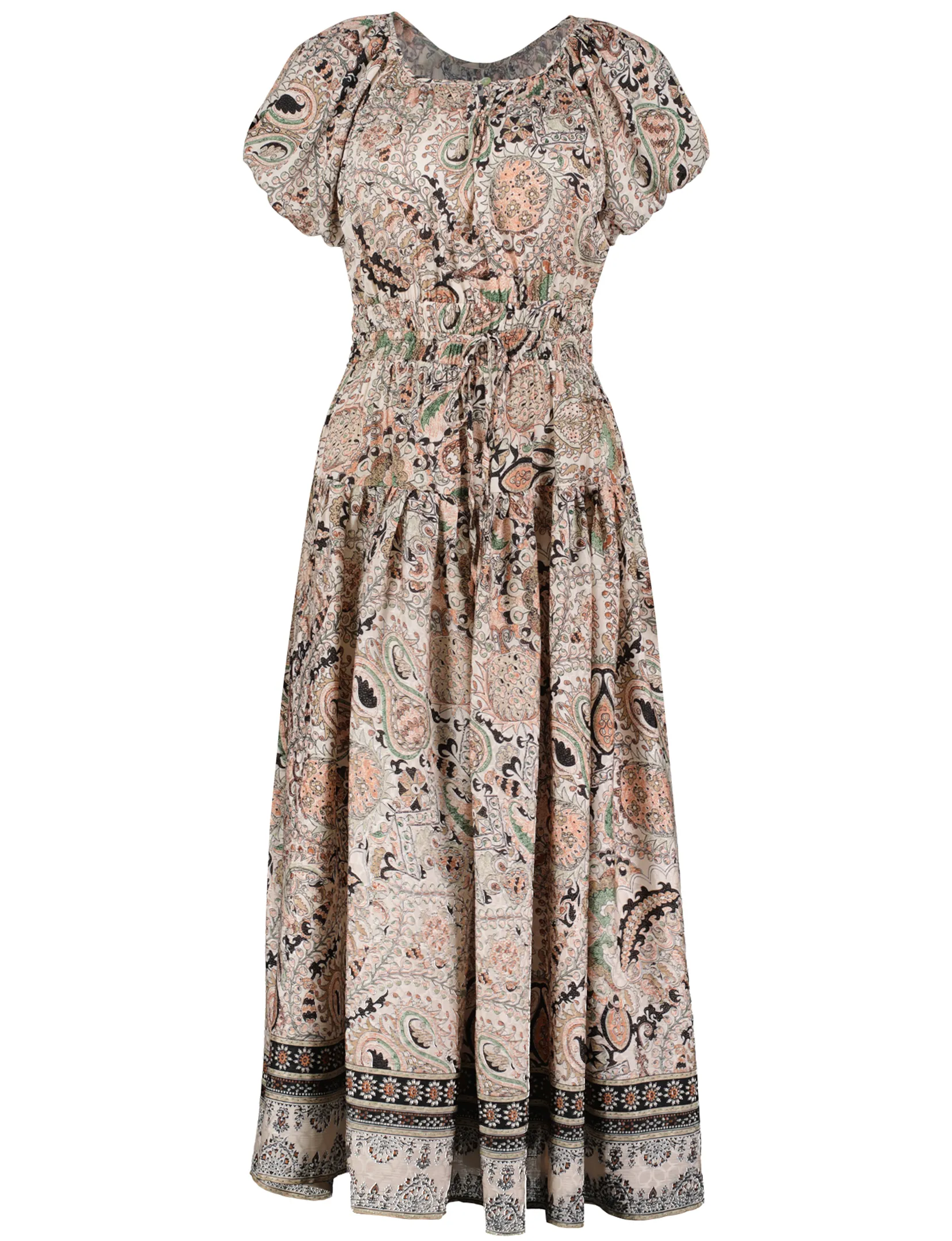 Comfortable Look Rosewood Tiered Dress, Chelsea Print
