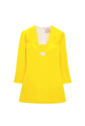 Velvet-Touch Live Soft Run for the Roses Deco Dress - Sunshine