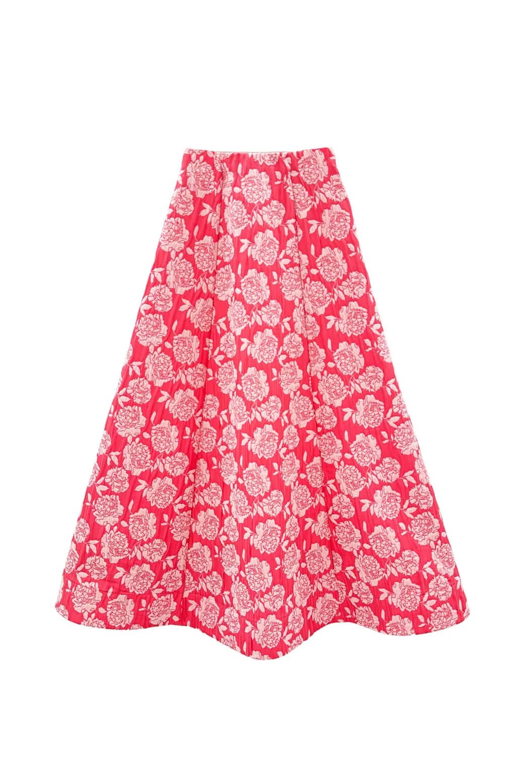 Adaptable Style Anti Pilling Treatment Run for the Roses Guest Skirt - Coral