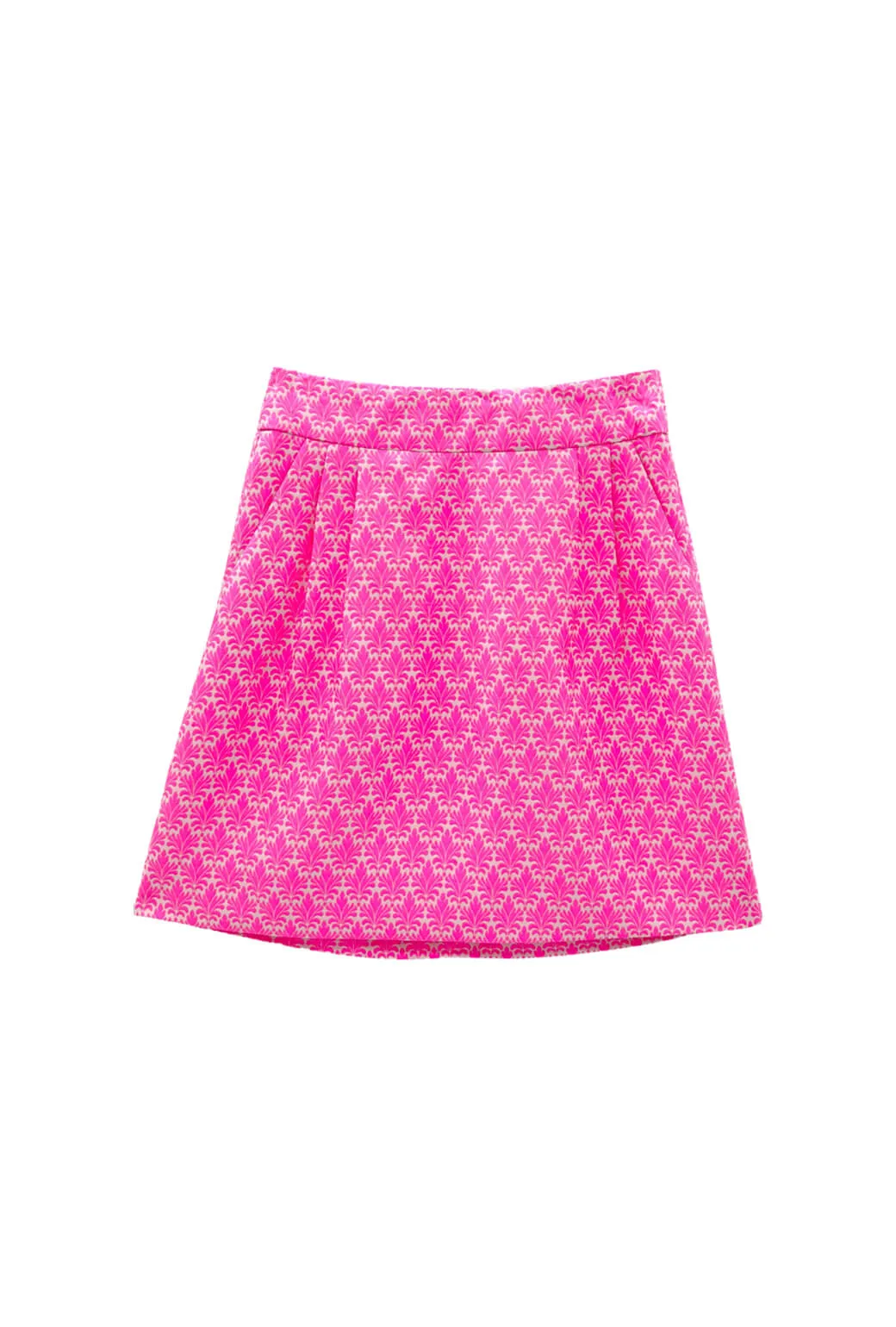 Run for the Roses Maggie Mini Skirt - Pink Damask Modern Comfort