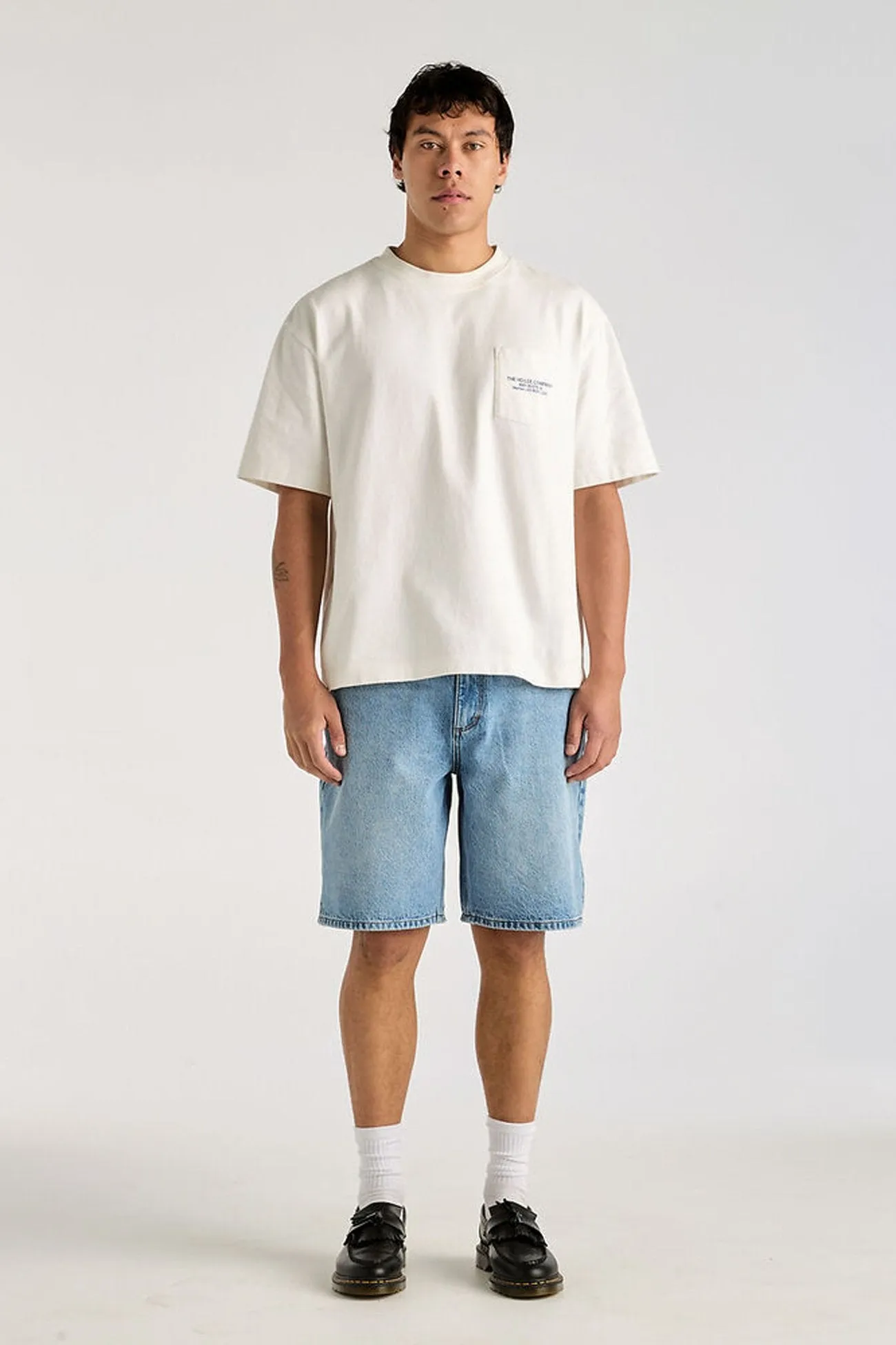 L-Five Biggie Short Breakers Blue Soft Brush Lining
