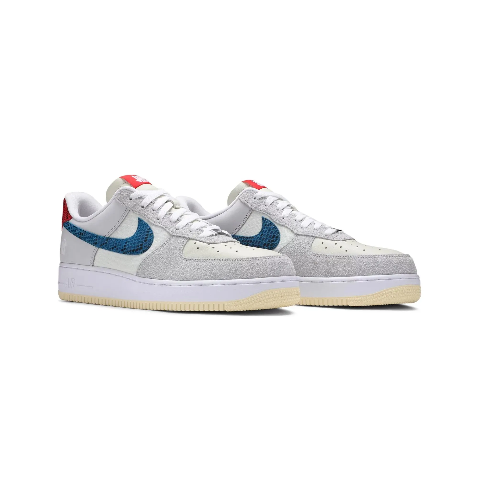 Comfortable Bottom Nike Air Force 1 Low SP Undefeated 5 On It Dunk Vs. AF1 'Grey Fog' (2021)