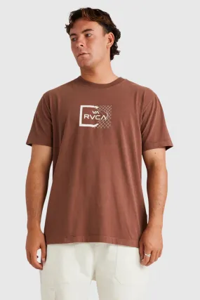 RVCA Break Out Short Sleeve Tee Hazelnut UVProtection Coating