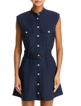 Safari Dress, Navy Profile Enhancer Perfect Comfort Wear