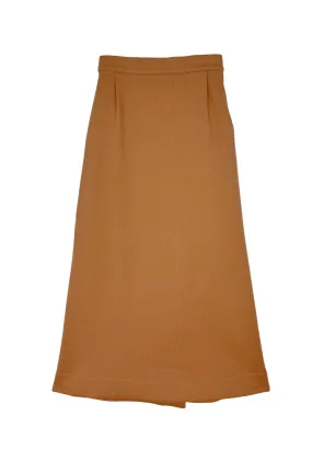 SAMPLE - Hostess Skirt - Caramel Knit Casual Comfort Layers