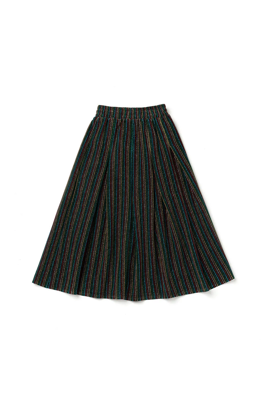 Odor Resistant Elastic Cuff SAMPLE - Party Skirt - Shimmer Stripe