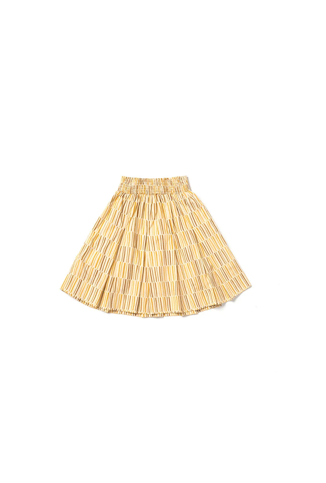 wrinkle free SAMPLE - Smocked MINI Skirt - Matchstick