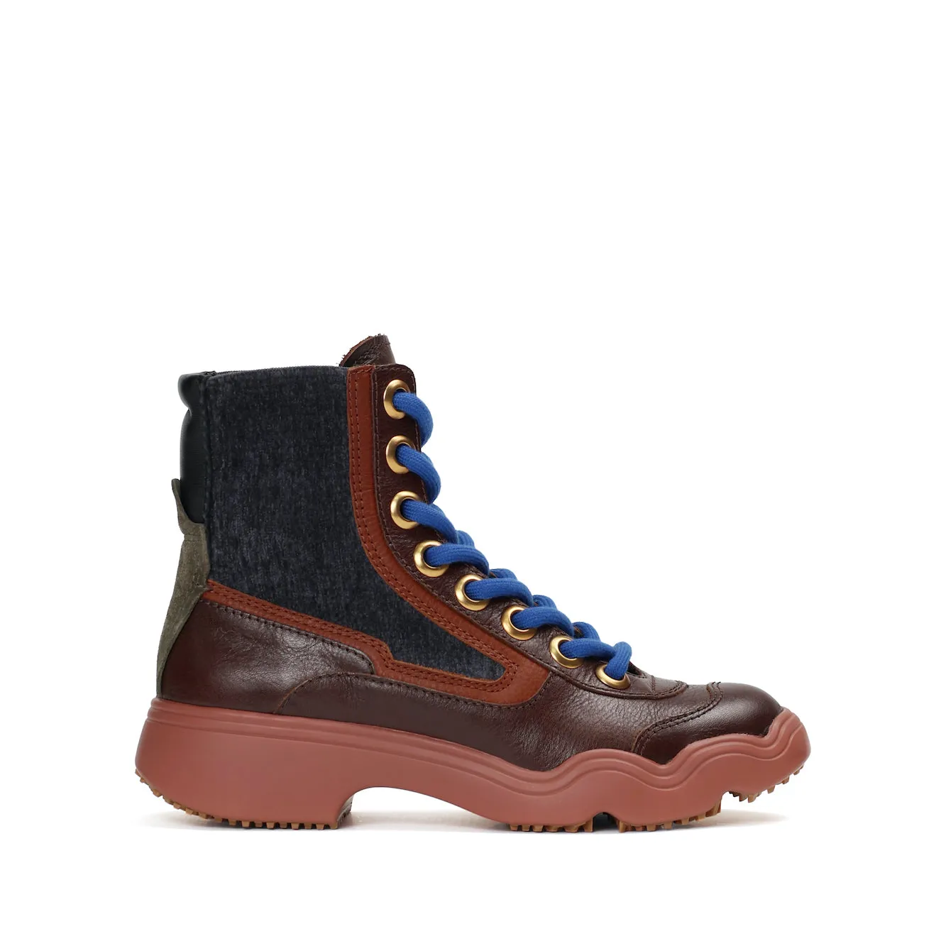 Elastic Goring Grippy Outsole Snowy Path SANHO CURLA COFFEE